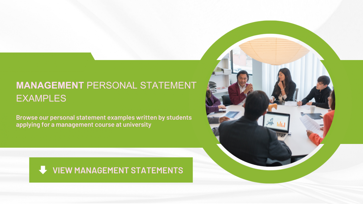 why study business management personal statement